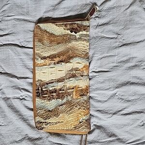 Brahmin Carribou Leather Skyler Wallet Clutch